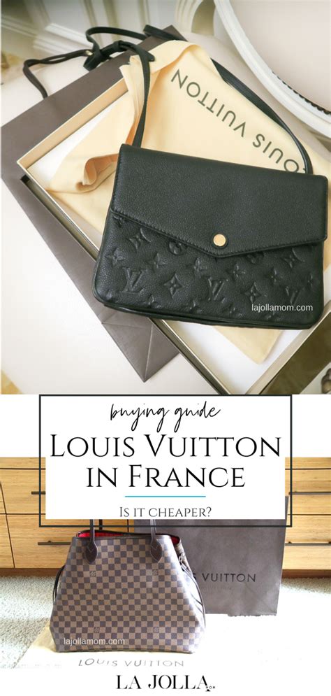 are louis vuitton's cheaper in france|louis vuitton price in france.